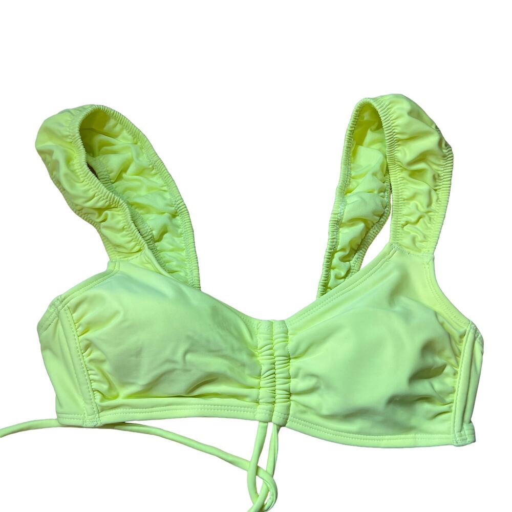 Wild Fable Women's Light Yellow Tie-Front Bralette Bikini Top - Size XS - NWT